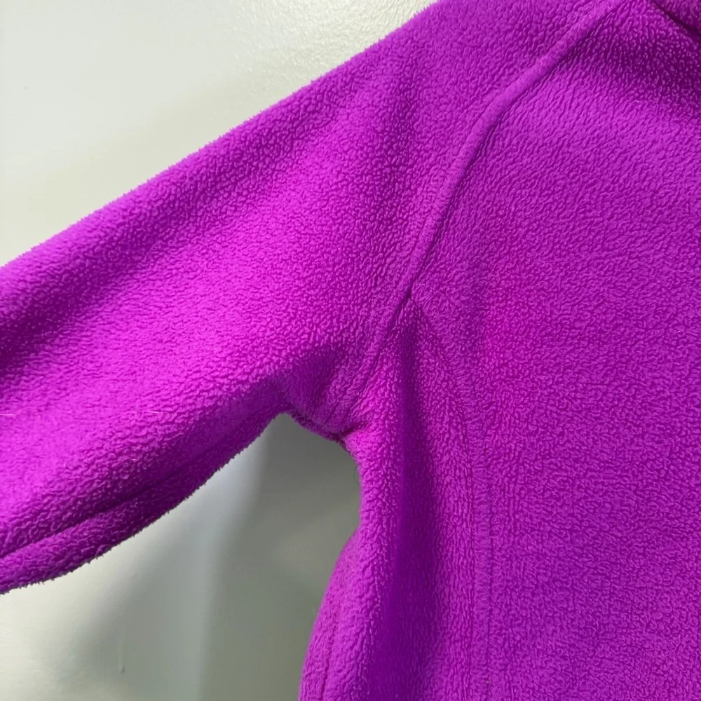 Columbia Girl’s Vibrant Magenta Fleece Jacket Sz 14/16 Large‎ - Picture 4 of 10